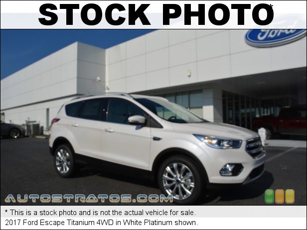 Stock photo for this 2017 Ford Escape Titanium 4WD 2.0 Liter DI Turbocharged DOHC 16-Valve EcoBoost 4 Cylinder 6 Speed SelectShift Automatic
