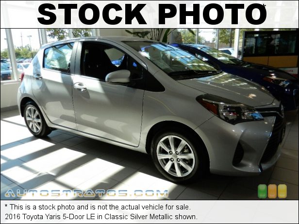 Stock photo for this 2018 Toyota Yaris 5-Door LE 1.5 Liter DOHC 16-Valve VVT-i 4 Cylinder 4 Speed Automatic