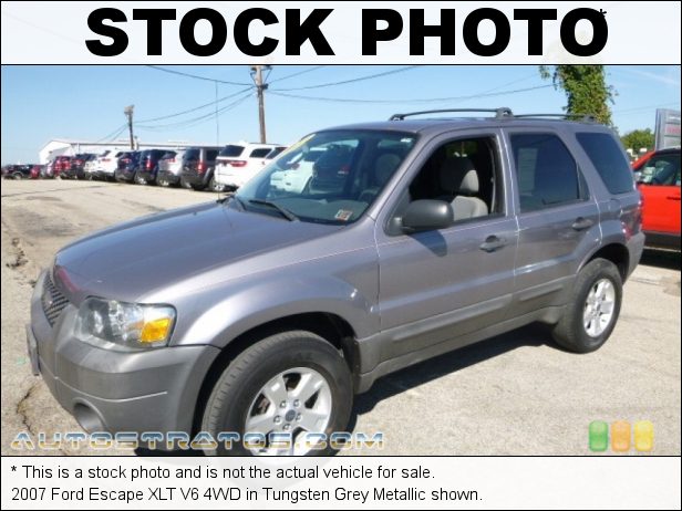 Stock photo for this 2007 Ford Escape XLT V6 4WD 3.0L DOHC 24V Duratec V6 4 Speed Automatic