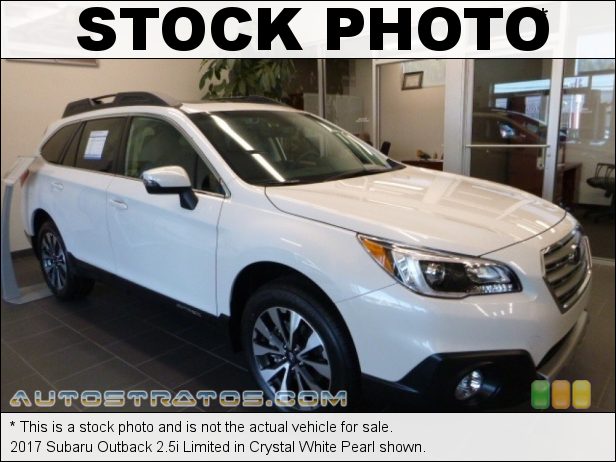 Stock photo for this 2017 Subaru Outback 2.5i Limited 2.5 Liter DOHC 16-Valve VVT Flat 4 Cylinder Lineartronic CVT Automatic