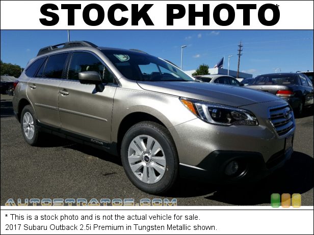 Stock photo for this 2017 Subaru Outback 2.5i Premium 2.5 Liter DOHC 16-Valve VVT Flat 4 Cylinder Lineartronic CVT Automatic