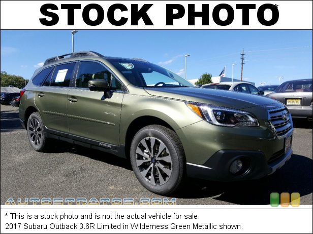 Stock photo for this 2015 Subaru Outback 3.6R Limited 3.6 Liter DOHC 24-Valve VVT Flat 6 Cylinder Lineartronic CVT Automatic