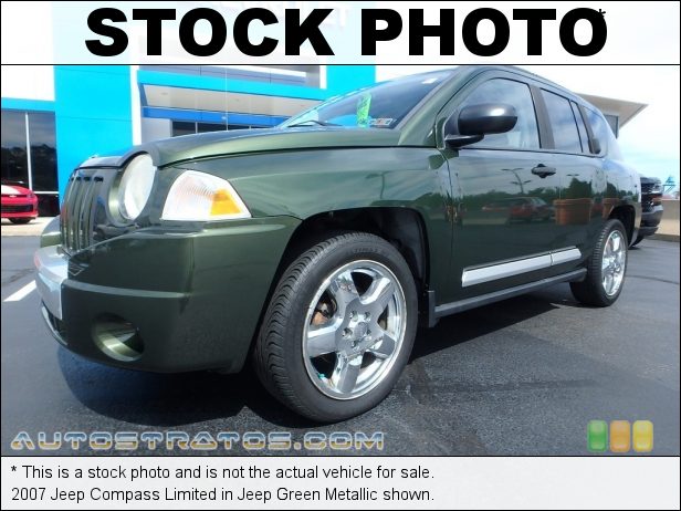 Stock photo for this 2007 Jeep Compass Limited 2.4 Liter DOHC 16-Valve VVT 4 Cylinder CVT Automatic
