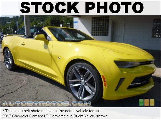 Stock photo for this 2017 Chevrolet Camaro LT Convertible 3.6 Liter DI DOHC 24-Valve VVT V6 8 Speed Automatic