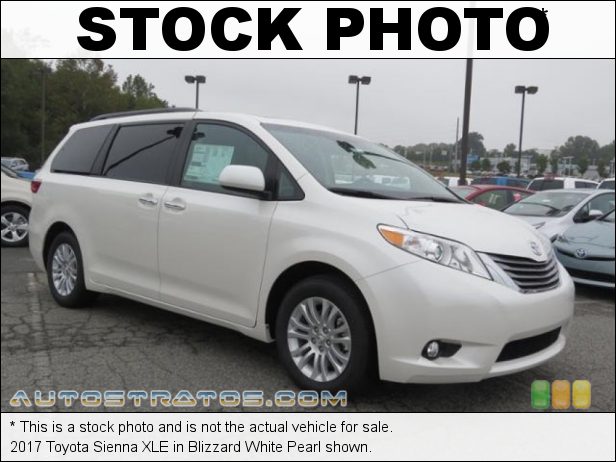 Stock photo for this 2017 Toyota Sienna XLE 3.5 Liter DOHC 24-Valve Dual VVT-i V6 8 Speed Automatic
