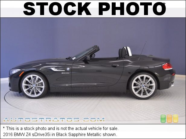 Stock photo for this 2016 BMW Z4 sDrive35i 3.0 Liter DI TwinPower Turbocharged DOHC 24-Valve VVT Inline 6 C 7 Speed Double Clutch Automatic