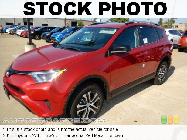 Stock photo for this 2016 Toyota RAV4 LE AWD 2.5 Liter DOHC 16-Valve Dual VVT-i 4 Cylinder 6 Speed ECT-i Automatic