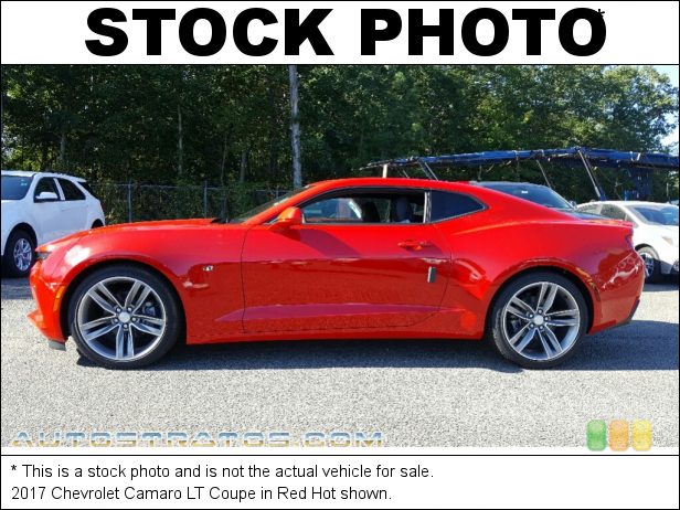 Stock photo for this 2017 Chevrolet Camaro LT Coupe 3.6 Liter DI DOHC 24-Valve VVT V6 8 Speed Automatic