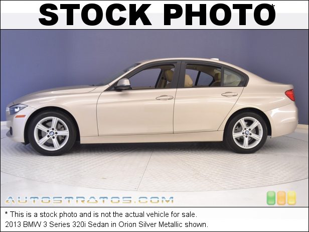 Stock photo for this 2013 BMW 3 Series 320i Sedan 2.0 Liter DI TwinPower Turbocharged DOHC 16-Valve VVT 4 Cylinder 8 Speed Automatic