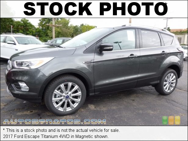 Stock photo for this 2017 Ford Escape Titanium 4WD 2.0 Liter DI Turbocharged DOHC 16-Valve EcoBoost 4 Cylinder 6 Speed SelectShift Automatic