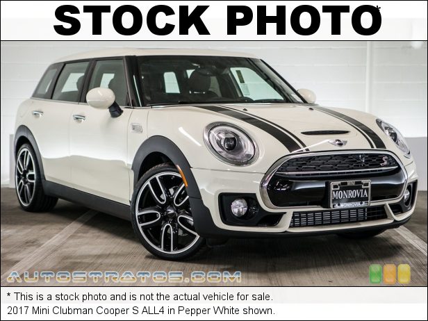 Stock photo for this 2017 Mini Clubman Cooper S ALL4 2.0 Liter TwinPower Turbocharged DOHC 16-Valve VVT 4 Cylinder 6 Speed Manual