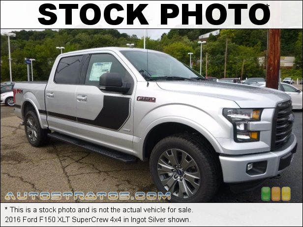 Stock photo for this 2016 Ford F150 XLT SuperCrew 4x4 2.7 Liter DI Twin-Turbocharged DOHC 24-Valve EcoBoost V6 6 Speed Automatic