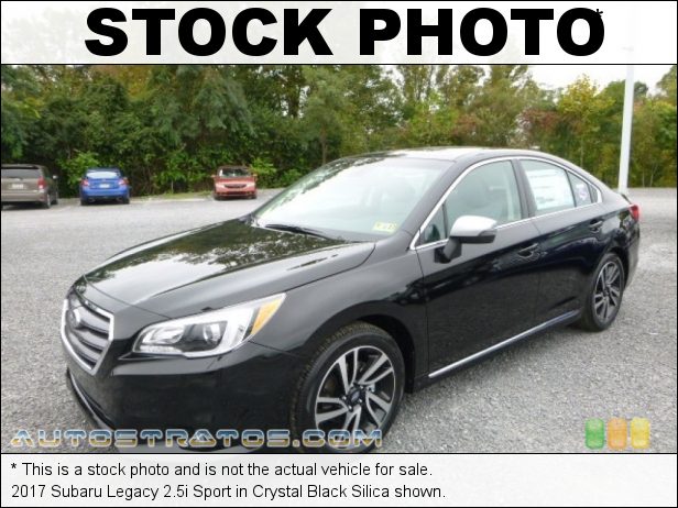 Stock photo for this 2017 Subaru Legacy 2.5i Sport 2.5 Liter DOHC 16-Valve VVT Flat 4 Cylinder Lineartronic CVT Automatic