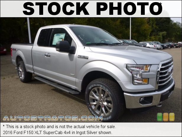 Stock photo for this 2016 Ford F150 XLT SuperCab 4x4 2.7 Liter DI Twin-Turbocharged DOHC 24-Valve EcoBoost V6 6 Speed Automatic