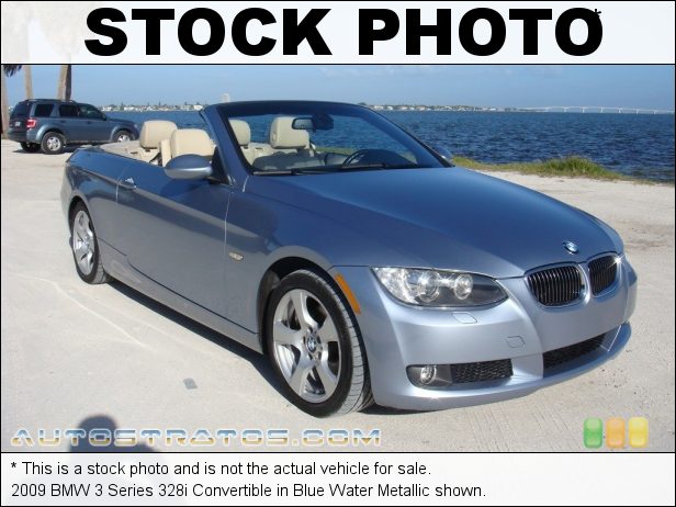 Stock photo for this 2009 BMW 3 Series 328i Convertible 3.0 Liter DOHC 24-Valve VVT Inline 6 Cylinder 6 Speed Steptronic Automatic