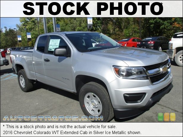Stock photo for this 2016 Chevrolet Colorado WT Extended Cab 2.5 Liter DI DOHC 16-Valve VVT 4 Cylinder 6 Speed Automatic