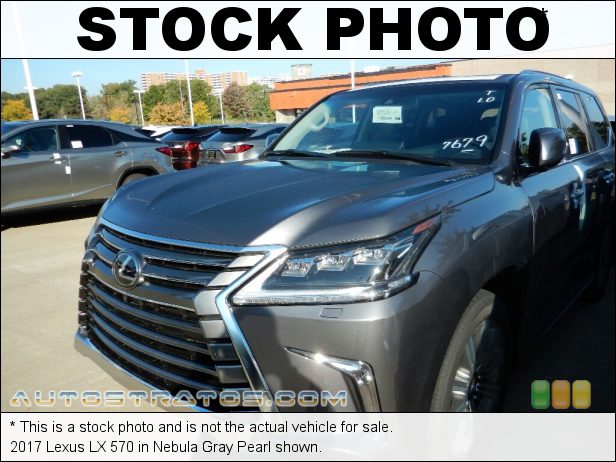Stock photo for this 2017 Lexus LX 570 5.7 Liter DOHC 32-Valve VVT-iE V8 8 Speed ECT Automatic