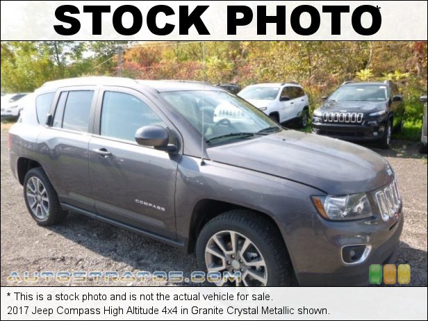 Stock photo for this 2017 Jeep Compass High Altitude 4x4 2.4 Liter DOHC 16-Valve VVT 4 Cylinder 6 Speed Automatic