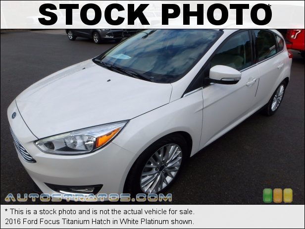 Stock photo for this 2016 Ford Focus Titanium Hatch 2.0 Liter DI DOHC 16-Valve Ti-VCT 4 Cylinder 6 Speed PowerShift Automatic