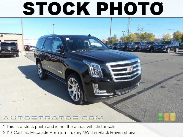 Stock photo for this 2017 Cadillac Escalade Premium Luxury 4WD 6.2 Liter SIDI OHV 16-Valve VVT V8 8 Speed Automatic