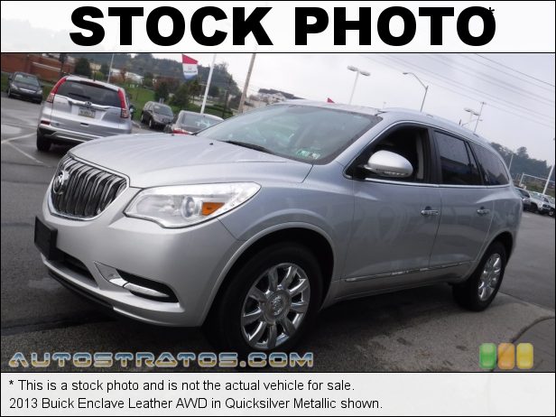 Stock photo for this 2013 Buick Enclave Leather AWD 3.6 Liter SIDI DOHC 24-Valve VVT V6 6 Speed Automatic