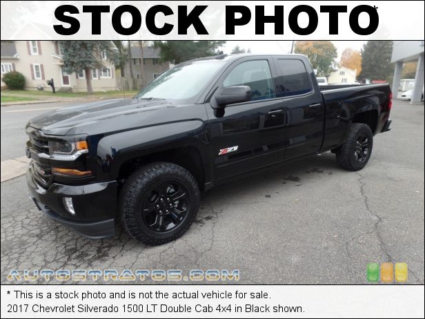 Stock photo for this 2017 Chevrolet Silverado 1500 LT Double Cab 4x4 5.3 Liter DI OHV 16-Valve VVT EcoTech3 V8 6 Speed Automatic