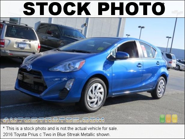 Stock photo for this 2015 Toyota Prius c Two 1.5 Liter DOHC 16-Valve VVT-i 4 Cylinder Gasoline/Electric Hybri ECVT Automatic