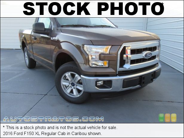 Stock photo for this 2016 Ford F150 XL 3.5 Liter DOHC 24-Valve Ti-VCT E85 V6 6 Speed Automatic