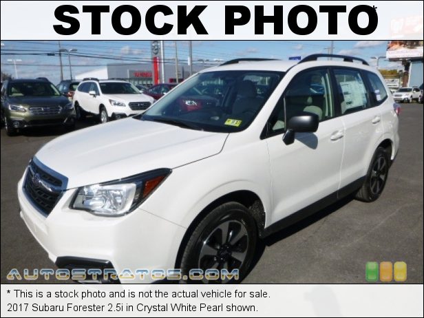 Stock photo for this 2017 Subaru Forester 2.5i 2.5 Liter DOHC 16-Valve VVT Flat 4 Cylinder Lineartronic CVT Automatic