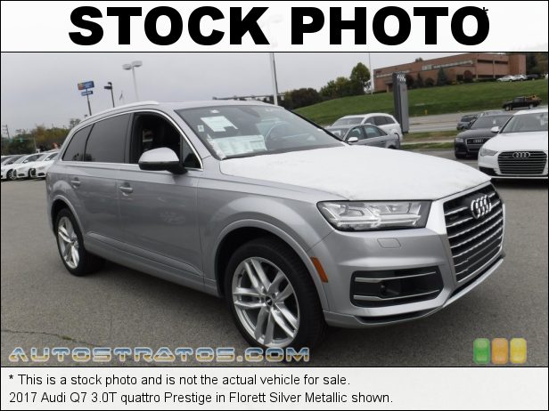Stock photo for this 2017 Audi Q7 3.0T quattro 3.0 Liter TFSI Supercharged DOHC 24-Valve V6 8 Speed Tiptronic Automatic