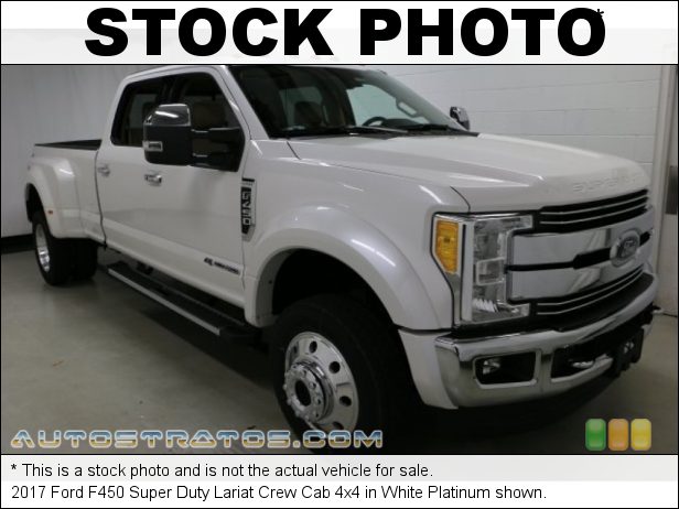Stock photo for this 2016 Ford F450 Super Duty Crew Cab 4x4 6.7 Liter OHV 32-Valve B20 Power Stroke Turbo-Diesel V8 TorqShift 6 Speed SelectShift Automatic