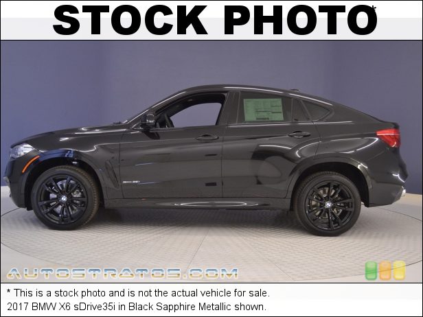 Stock photo for this 2015 BMW X6 sDrive35i 3.0 Liter DI TwinPower Turbocharged DOHC 24-Valve VVT Inline 6 C 8 Speed Automatic