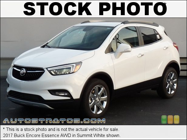 Stock photo for this 2017 Buick Encore Essence AWD 1.4 Liter Turbocharged DOHC 16-Valve VVT 4 Cylinder 6 Speed Automatic