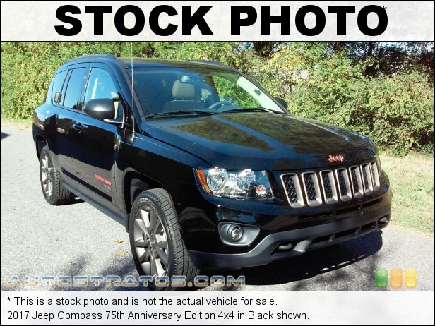 Stock photo for this 2017 Jeep Compass 4x4 2.4 Liter DOHC 16-Valve VVT 4 Cylinder 6 Speed Automatic