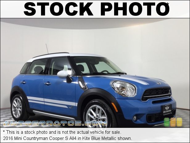Stock photo for this 2016 Mini Countryman Cooper S All4 1.6 Liter Turbocharged DOHC 16-Valve VVT 4 Cylinder 6 Speed Manual