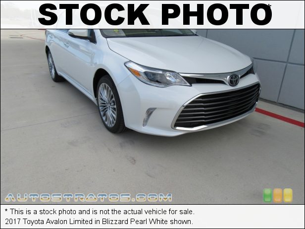 Stock photo for this 2017 Toyota Avalon Limited 3.5 Liter DOHC 24-Valve Dual VVT-i V6 6 Speed ECT-i Automatic