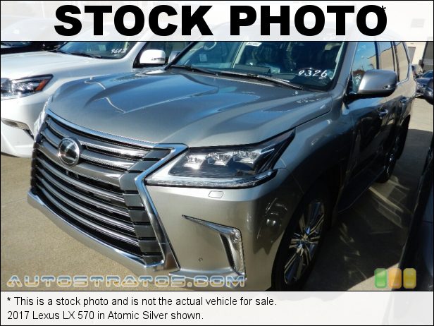 Stock photo for this 2017 Lexus LX 570 5.7 Liter DOHC 32-Valve VVT-iE V8 8 Speed ECT Automatic