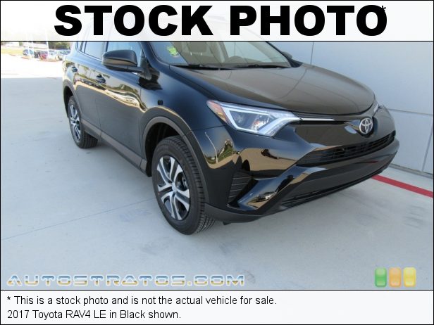 Stock photo for this 2017 Toyota RAV4 LE 2.5 Liter DOHC 16-Valve Dual VVT-i 4 Cylinder 6 Speed ECT-i Automatic