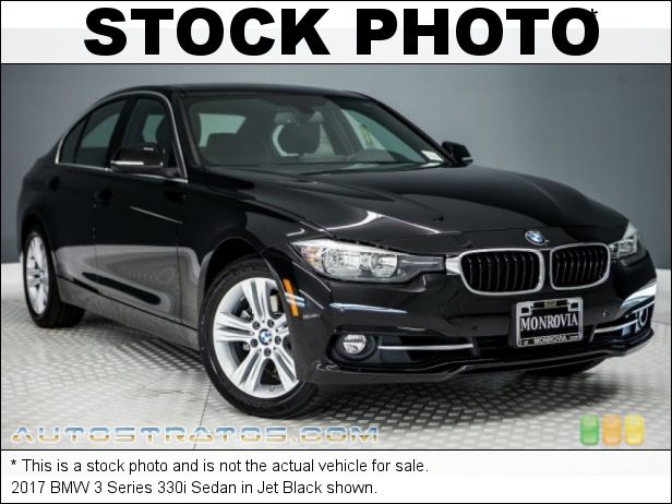 Stock photo for this 2017 BMW 3 Series 330i Sedan 2.0 Liter DI TwinPower Turbocharged DOHC 16-Valve VVT 4 Cylinder 8 Speed Automatic