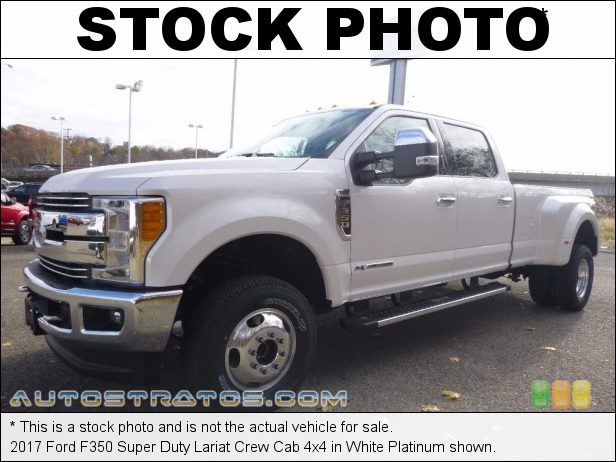 Stock photo for this 2017 Ford F350 Super Duty Crew Cab 4x4 6.7 Liter OHV 32-Valve Power Stroke Turbo-Diesel V8 6 Speed TorqShift Automatic