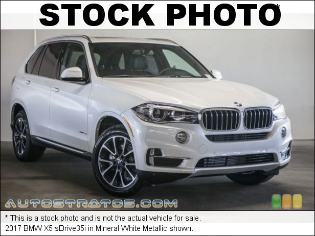 Stock photo for this 2017 BMW X5 sDrive35i 3.0 Liter TwinPower Turbocharged DOHC 24-Valve VVT  Inline 6 Cyl 8 Speed Automatic