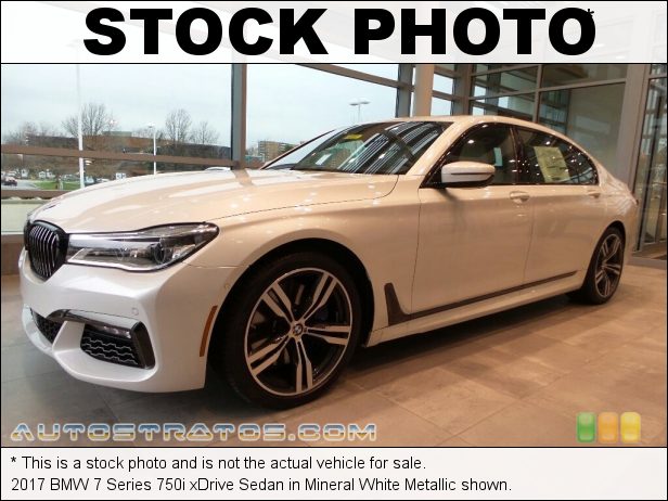 Stock photo for this 2017 BMW 7 Series 750i xDrive Sedan 4.4 Liter DI TwinPower Turbocharged DOHC 32-Valve VVT V8 8 Speed Automatic