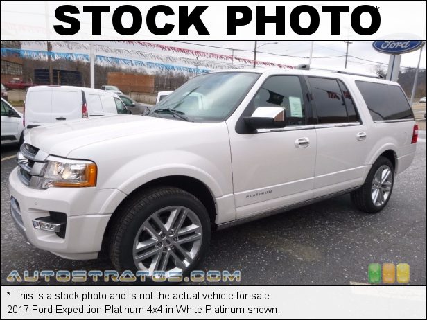 Stock photo for this 2017 Ford Expedition Platinum 4x4 3.5 Liter DI Turbocharged DOHC 24-Valve Ti-VCT EcoBoost V6 6 Speed SelectShift Automatic