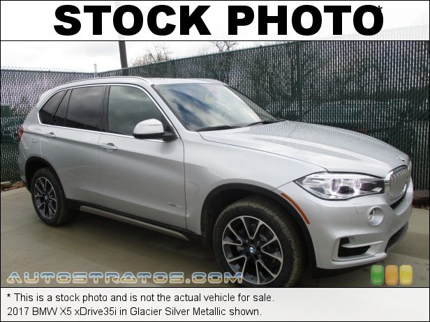 Stock photo for this 2017 BMW X5 xDrive35i 3.0 Liter TwinPower Turbocharged DOHC 24-Valve VVT  Inline 6 Cyl 8 Speed Automatic