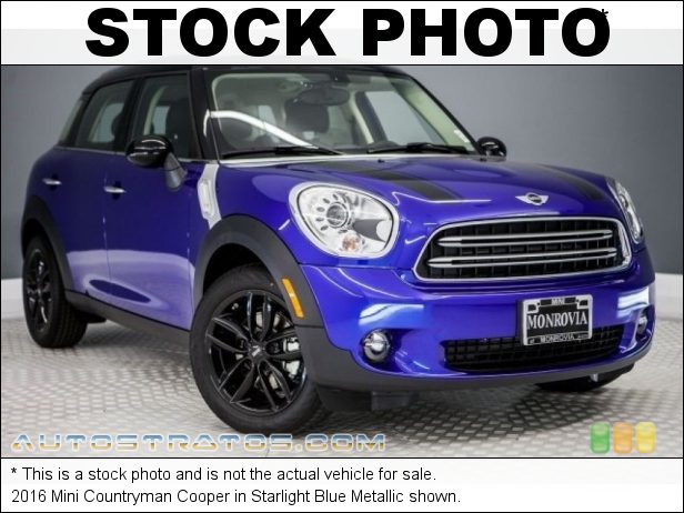 Stock photo for this 2016 Mini Countryman Cooper 1.6 Liter DOHC 16-Valve VVT 4 Cylinder 6 Speed Automatic