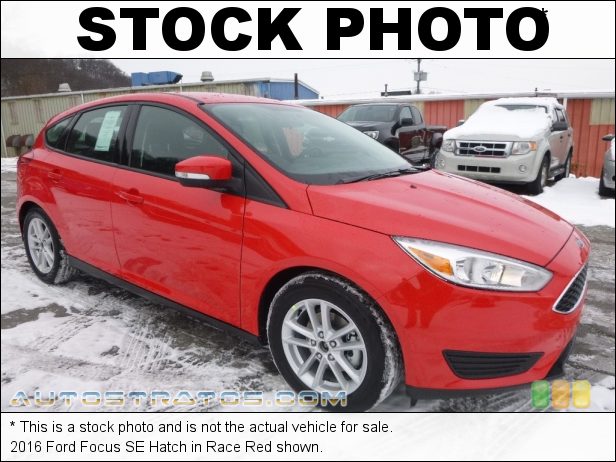 Stock photo for this 2016 Ford Focus SE Hatch 2.0 Liter DI DOHC 16-Valve Ti-VCT 4 Cylinder 5 Speed Manual