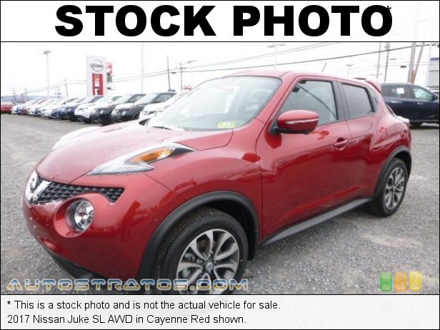 Stock photo for this 2017 Nissan Juke AWD 1.6 Liter Turbocharged DOHC 16-Valve VVT 4 Cylinder Xtronic CVT Automatic