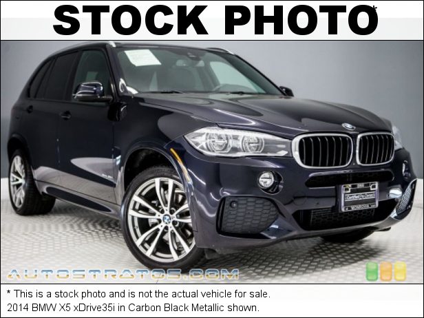 Stock photo for this 2014 BMW X5 xDrive35i 3.0 Liter DI TwinPower Turbocharged DOHC 24-Valve VVT Inline 6 C 8 Speed Steptronic Automatic