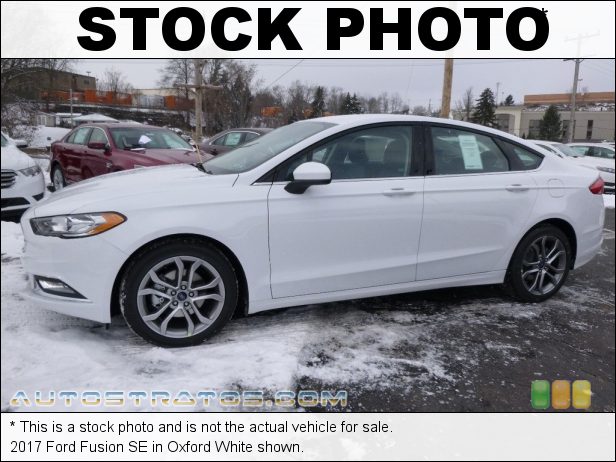 Stock photo for this 2017 Ford Fusion SE 1.5 Liter EcoBoost DI Turbocharged DOHC 16-Valve i-VCT 4 Cylinde 6 Speed Automatic