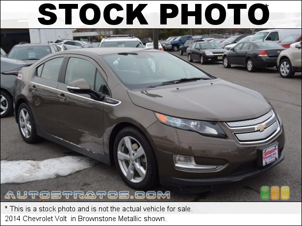 Stock photo for this 2014 Chevrolet Volt  Voltec 111 kW Plug-In Electric Motor/1.4 Liter GDI DOHC 16-Valve 1 Speed Automatic